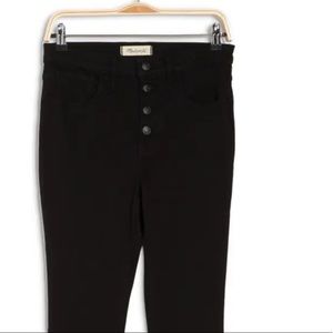 NWT Madewell 9” Rise Button Front Skinny Jean